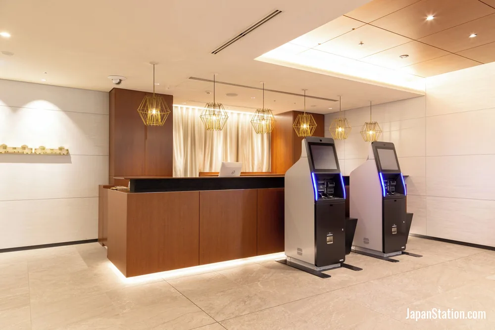 Reception area at KEIKYU EX INN Keikyu Kamata-Station.