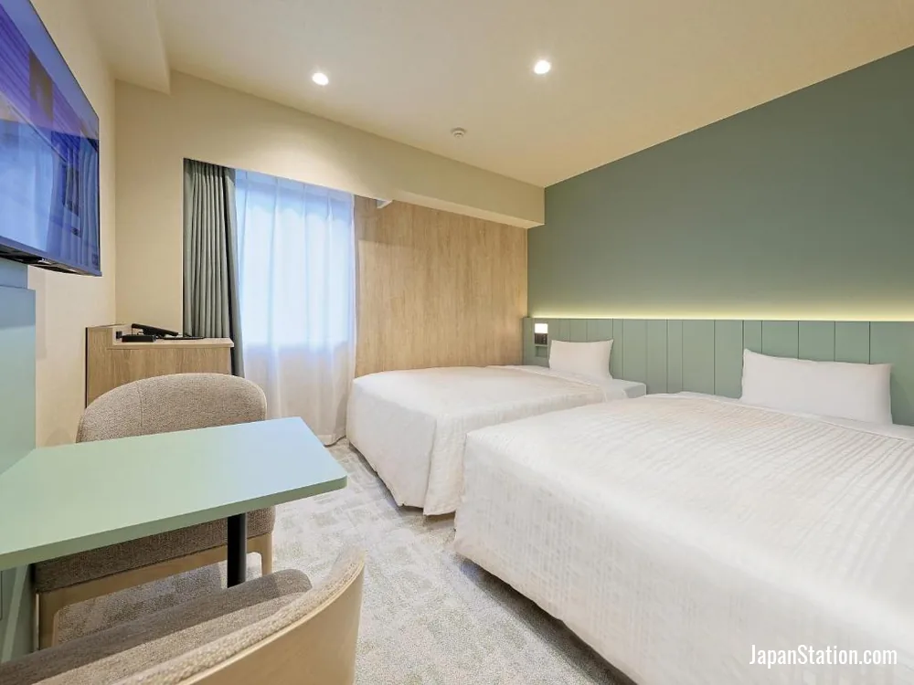 Guest room at Keio Presso Inn Akasaka.