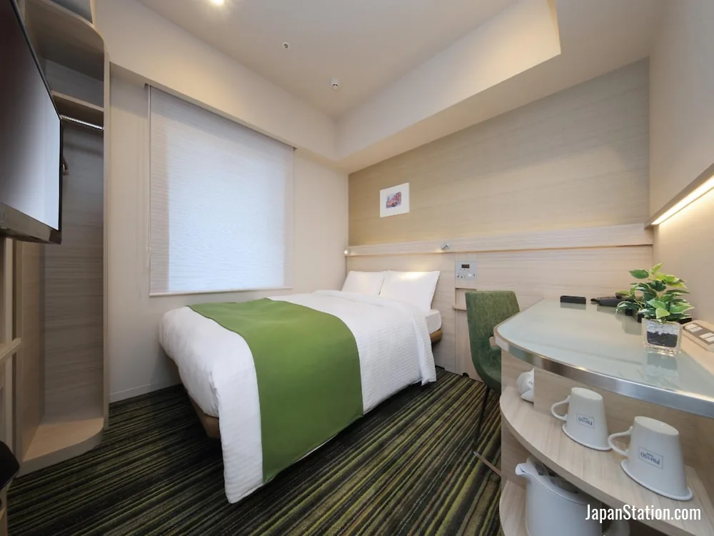 Guest room at Keio Presso Inn Tokyo Station Yaesu.
