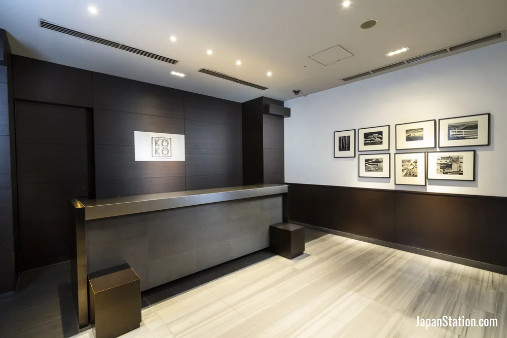 Reception area at KOKO HOTEL Fukuoka Tenjin.