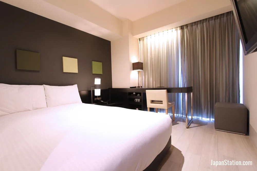 Guest room at KOKO HOTEL Fukuoka Tenjin.