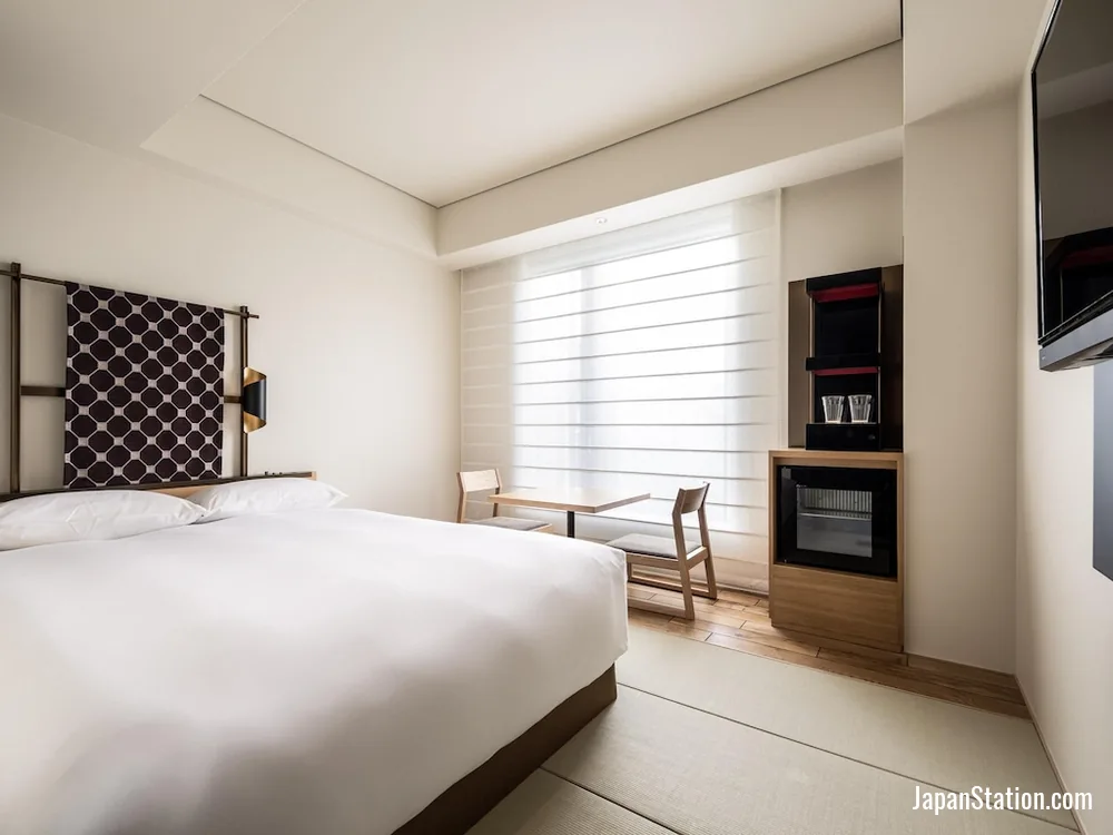 Guest room at Kyoto Granbell Hotel.