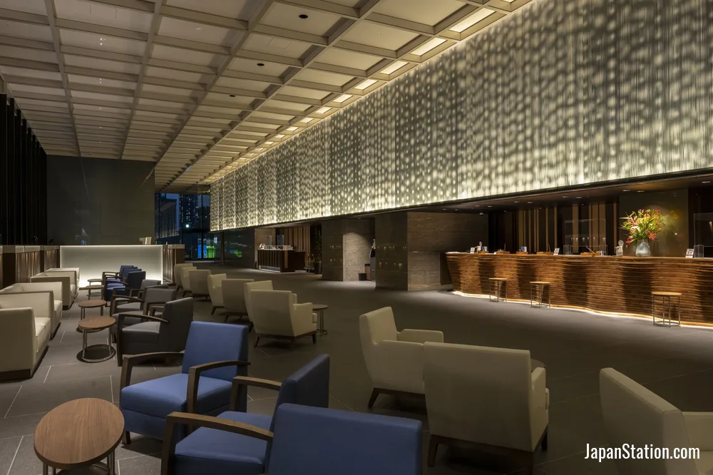 Lobby at La Vista Tokyo Bay.