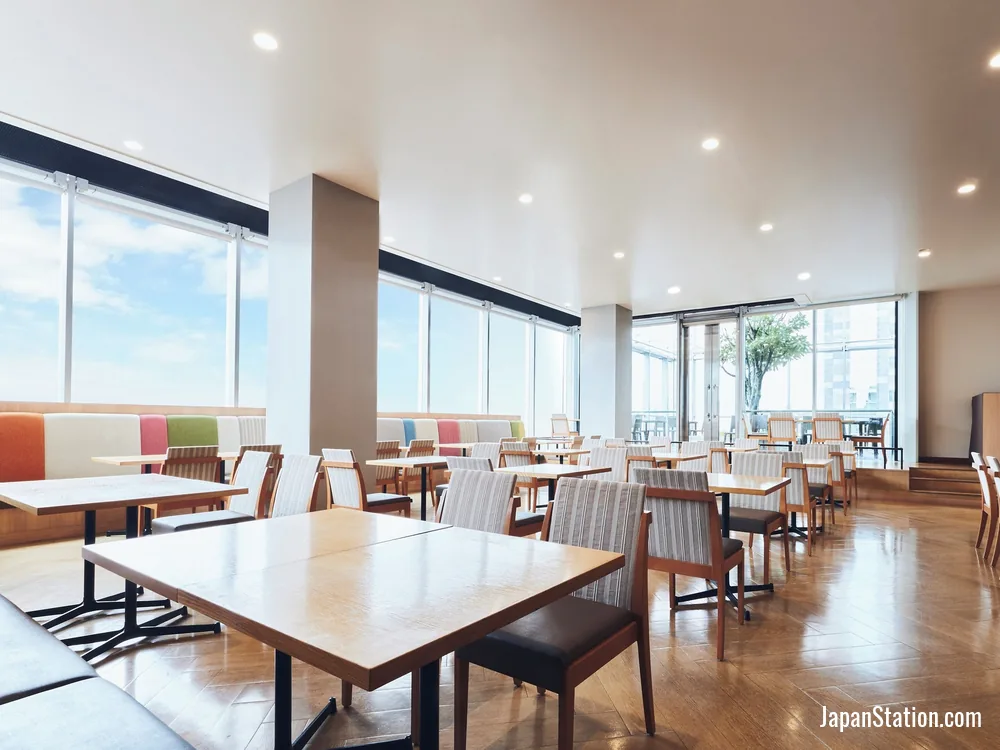 Dining area at Lotte City Hotel Kinshicho.