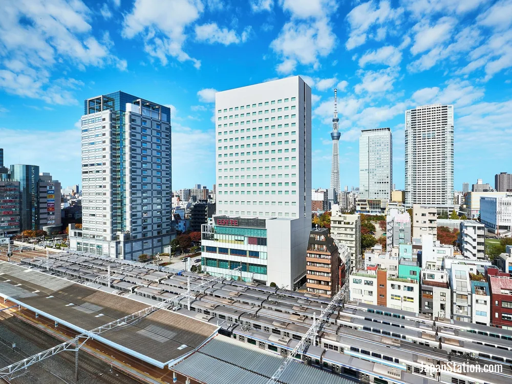 View from Lotte City Hotel Kinshicho.