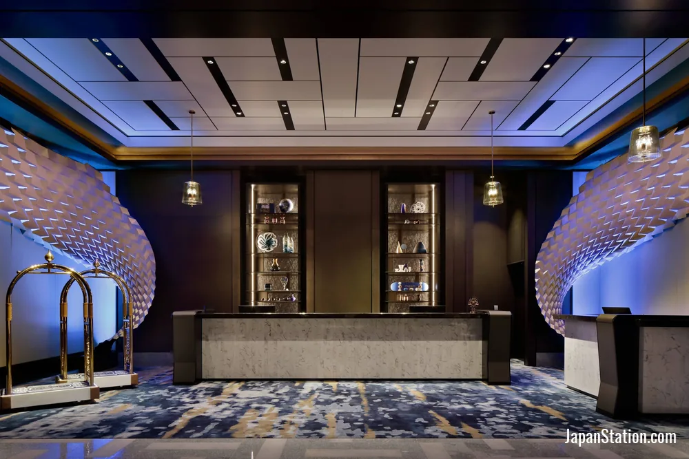 Reception area at mesm Tokyo, Autograph Collection.