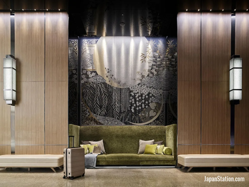 Lobby at Millennium Mitsui Garden Hotel Tokyo.
