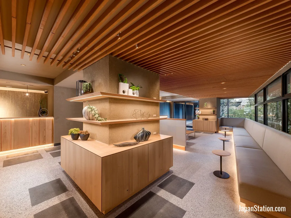 Lobby at MIMARU Kyoto Kawaramachi Gojo.