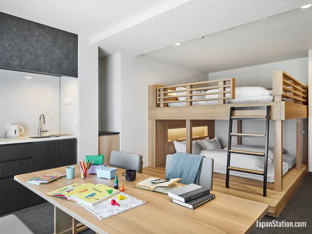 Guest room at MIMARU Osaka Shinsaibashi Central.
