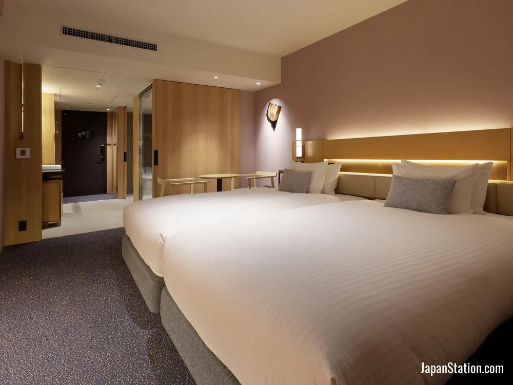 Guest room at Mitsui Garden Hotel Kyoto Sanjo PREMIER.