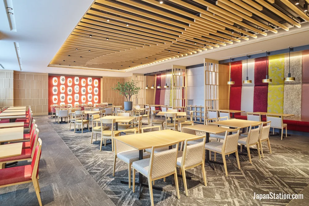 Dining area at Mitsui Garden Hotel Kyoto Shijo.