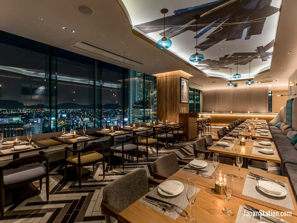 Dining area at Mitsui Garden Hotel Nagoya Premier.
