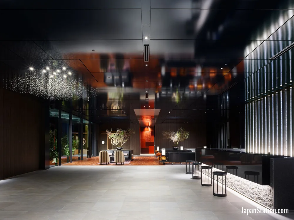 Lobby at Mitsui Garden Hotel Nihonbashi Premier.