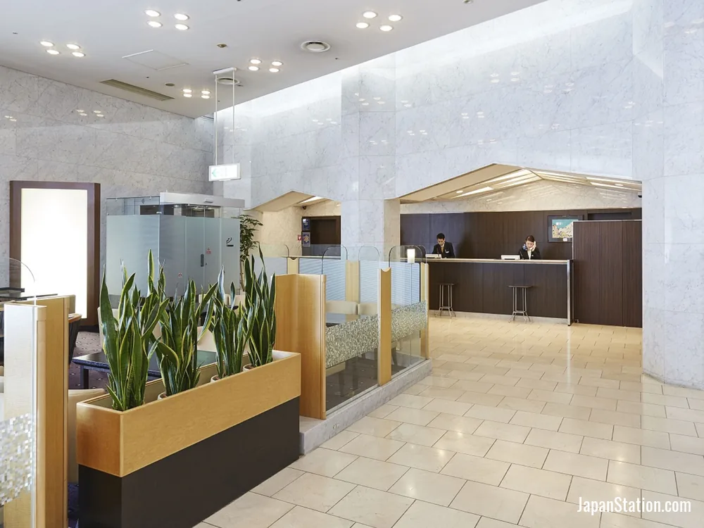 Reception area at Miyako City Osaka Tennoji.