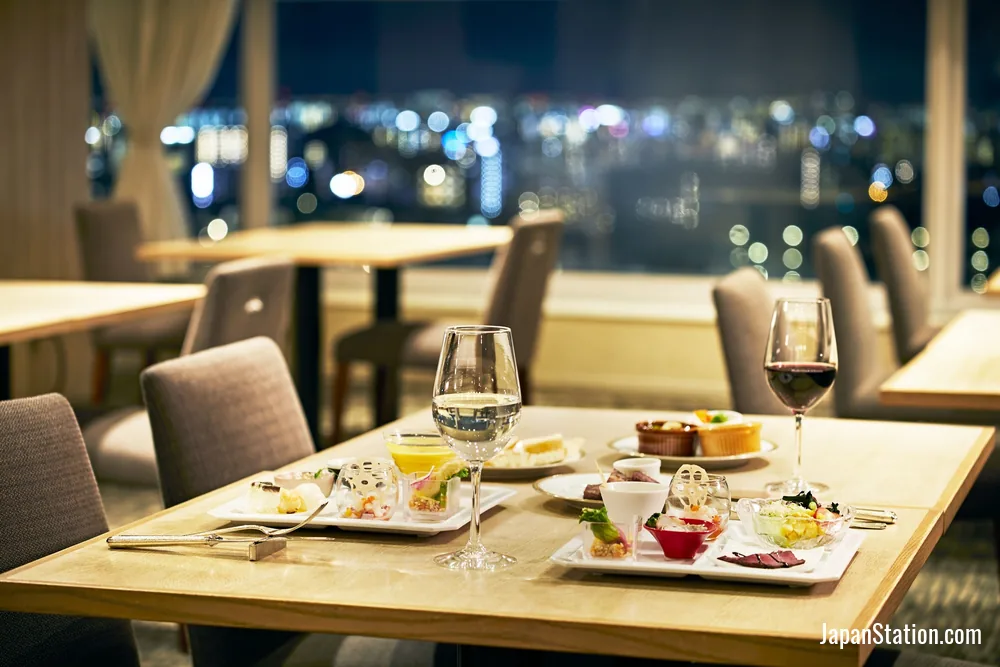 Dining area at Miyako City Osaka Tennoji.