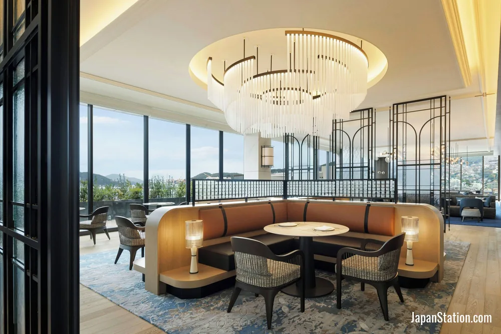 Dining area at Nagasaki Marriott Hotel.