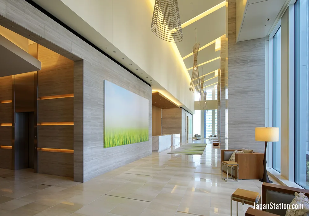 Lobby at Nagoya JR Gate Tower Hotel.