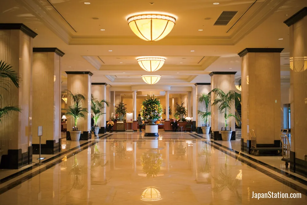 Lobby at Nagoya Marriott Associa Hotel.