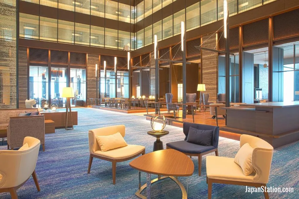 Lobby at Nagoya Prince Hotel Sky Tower.