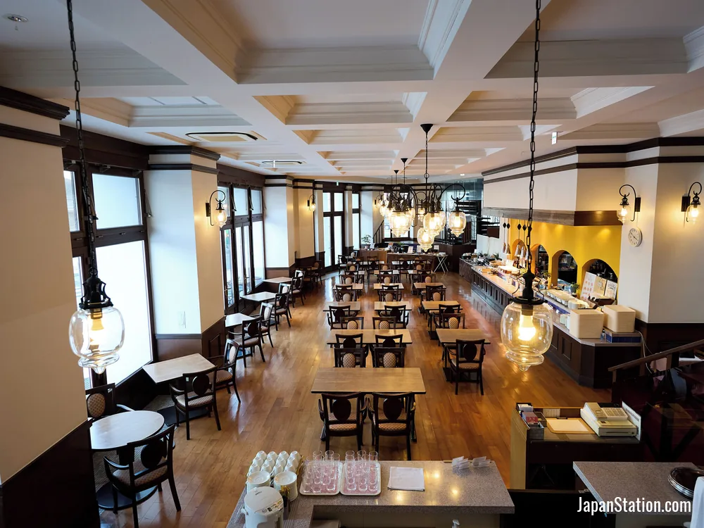 Dining area at Nikko Station Hotel Classic.