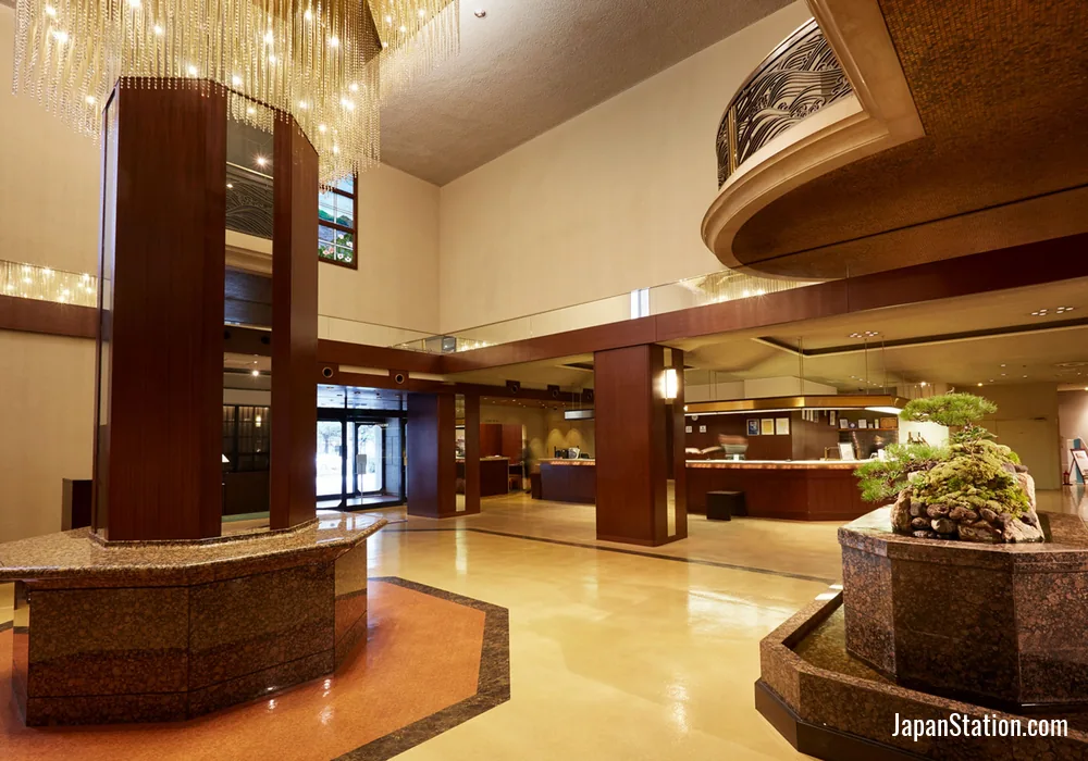 Lobby at Nishitetsu Grand Hotel.