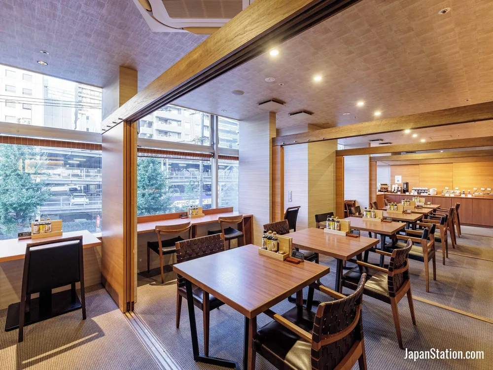 Dining area at Nishitetsu Hotel Croom Hakata.