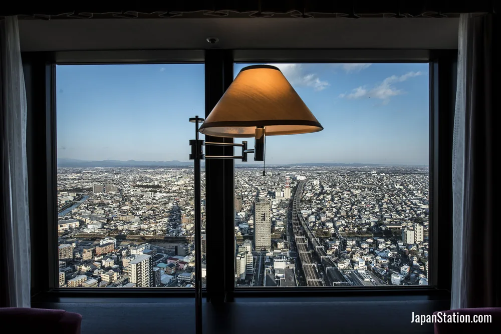 High-rise view from Okura Act City Hotel Hamamatsu.