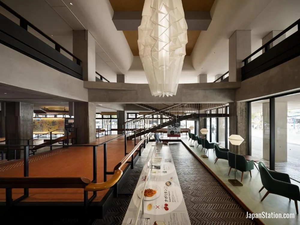 Lobby at OMO7 Yokohama by Hoshino Resorts.