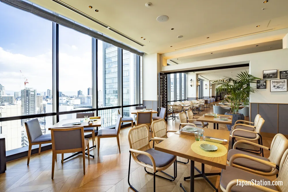 Dining area at Osaka Excel Hotel Tokyu.
