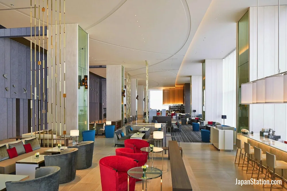 Lobby at Osaka Marriott Miyako Hotel.