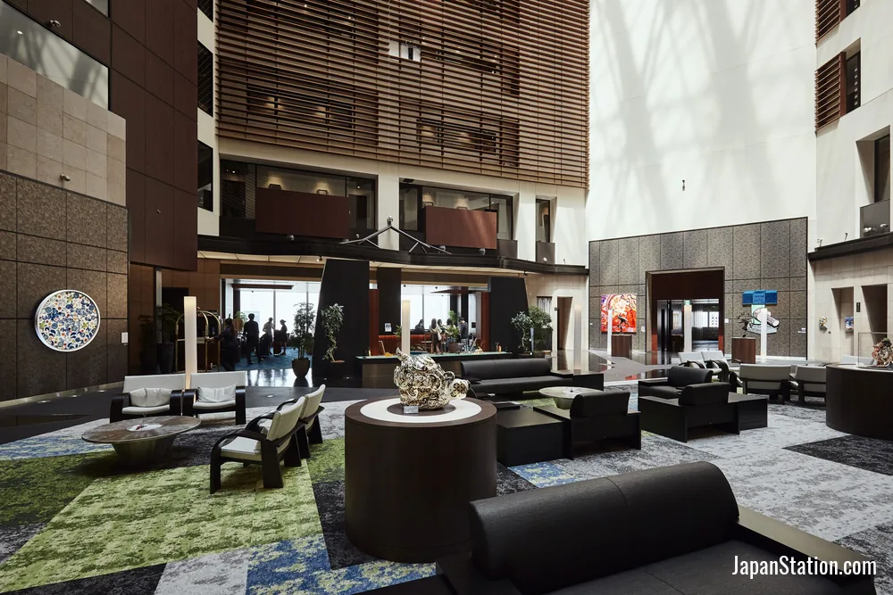 Lobby at Park Hotel Tokyo.