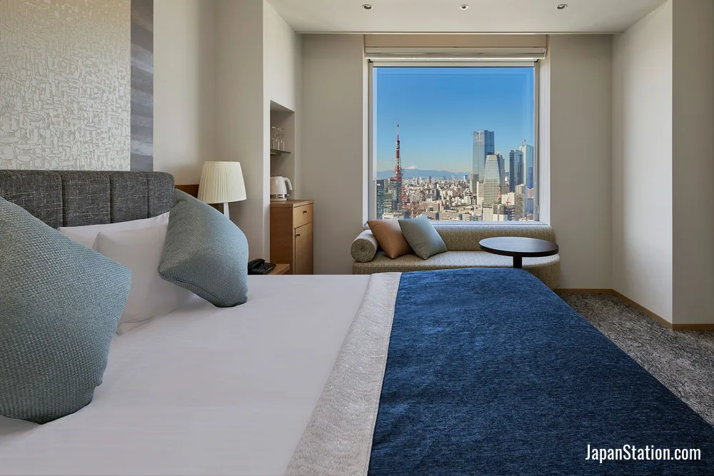 Guest room at Park Hotel Tokyo.