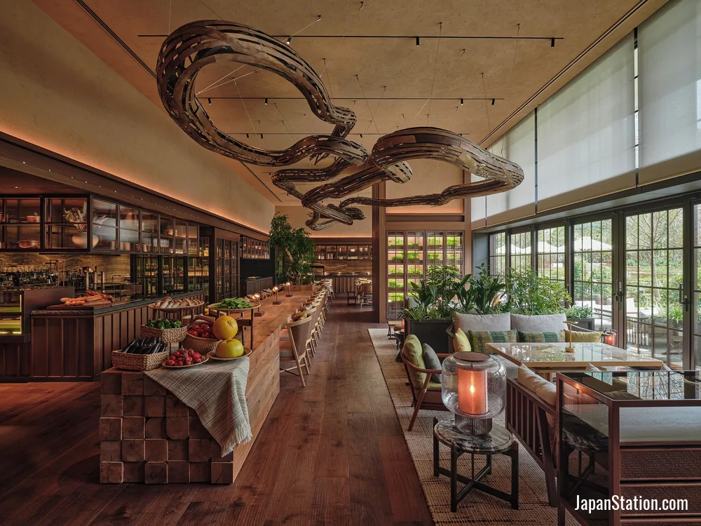 Dining area at Patina Osaka.