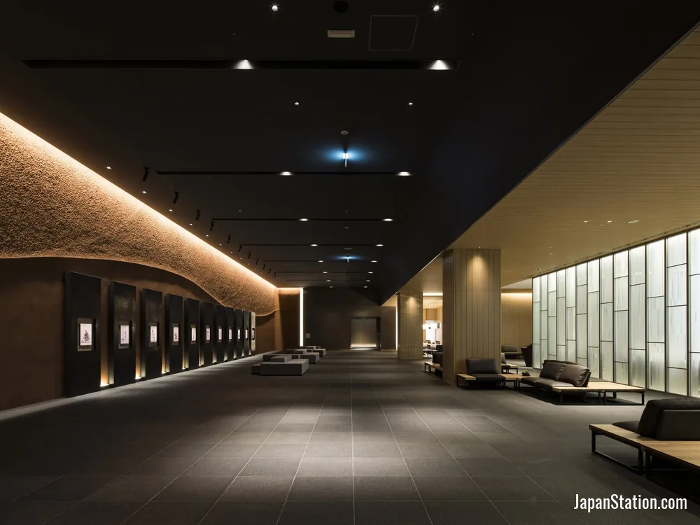Lobby at Portom International Hokkaido.
