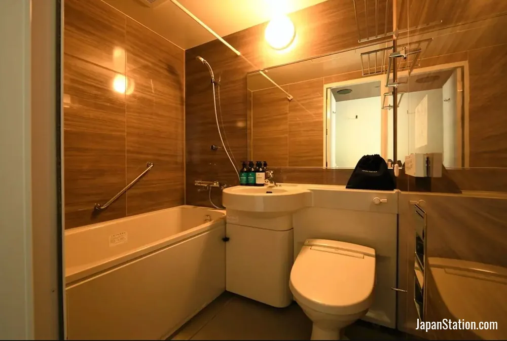 Bathroom in a guest room at Prince Smart Inn Atami.