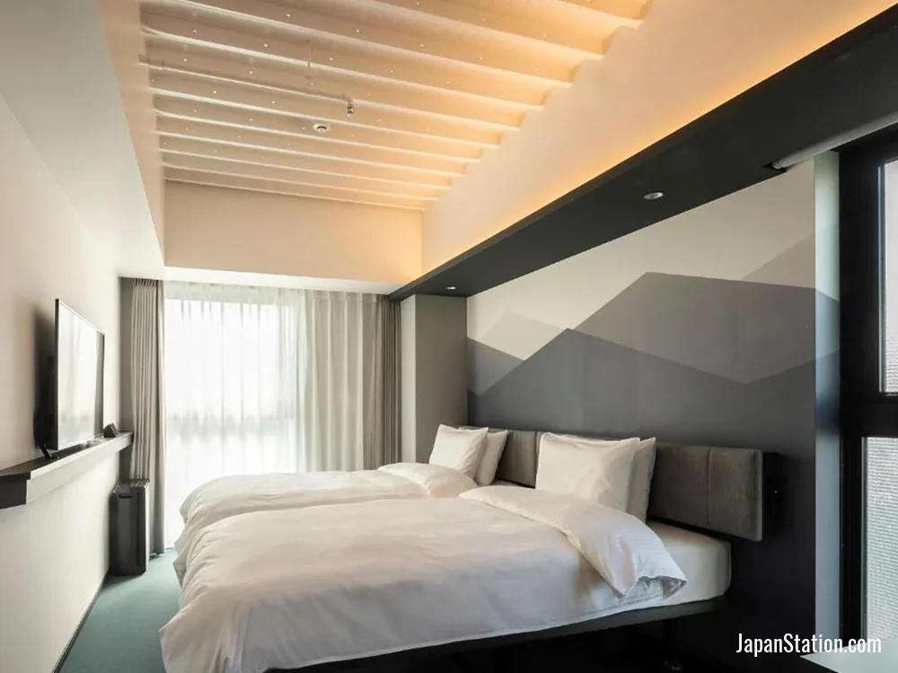 Guest room at Prince Smart Inn Kyoto Sanjo.