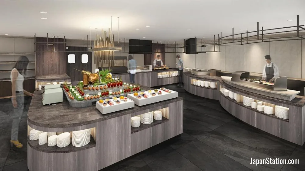 Dining area at REGIONIA by Quintessa Sapporo Sta Front.