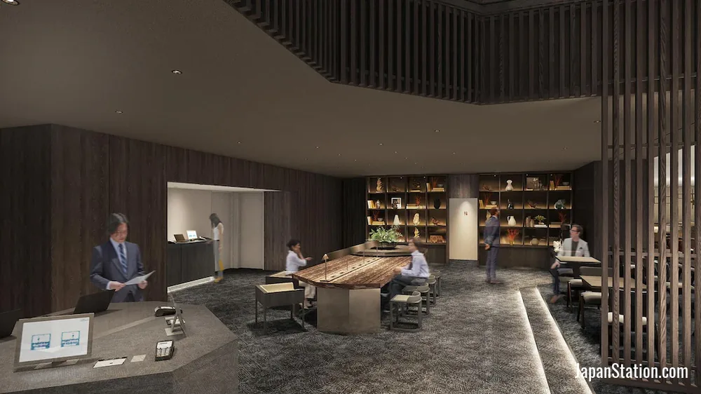 Lobby at REGIONIA by Quintessa Sapporo Sta Front.
