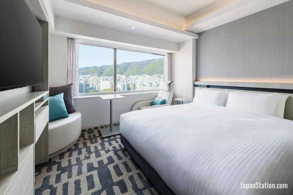 Guest room at remm plus Kobe Sannomiya.