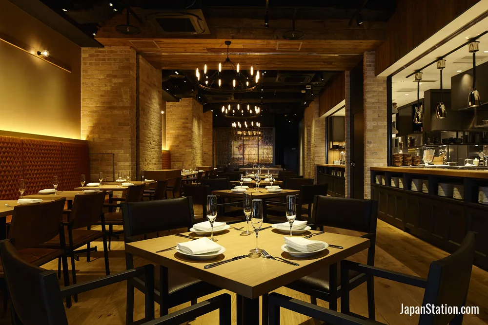 Dining area at remm Roppongi.