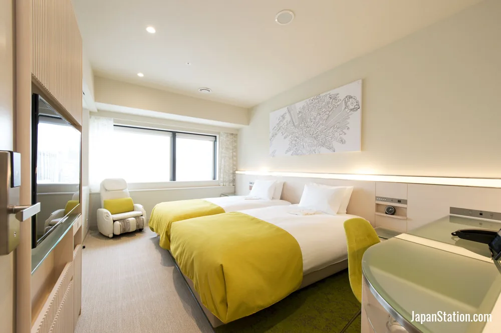 Guest room at remm Roppongi.