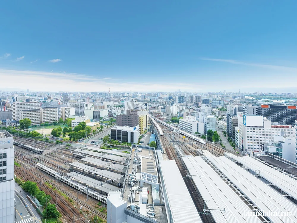 View from remm Shin-Osaka.
