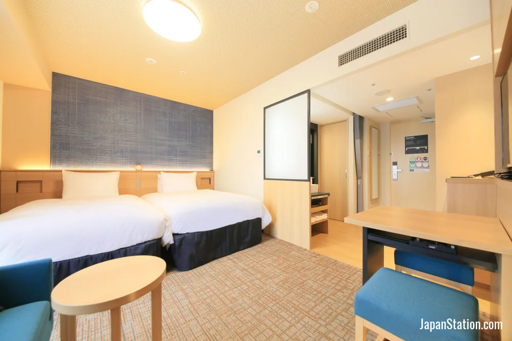 Guest room at Richmond Hotel Himeji.