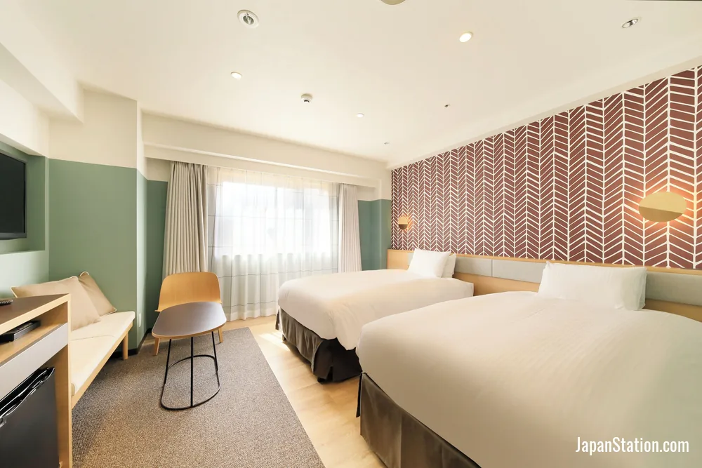 Guest room at Richmond Hotel Matsumoto.