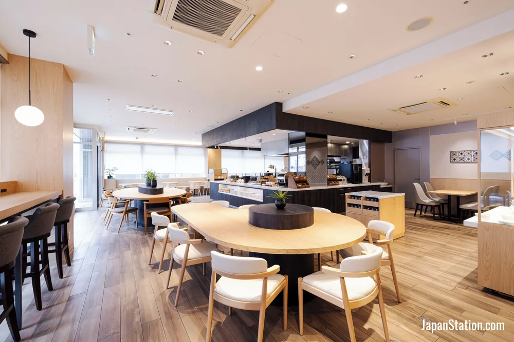 Dining area at Richmond Hotel Nagoya Shinkansenguchi.