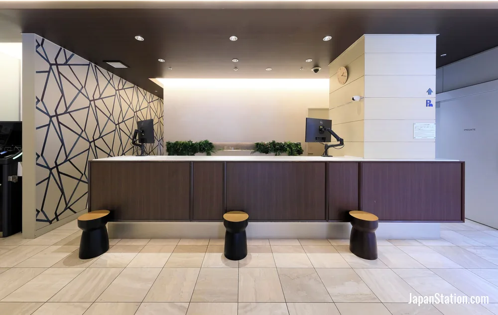 Reception area at Richmond Hotel Narita.