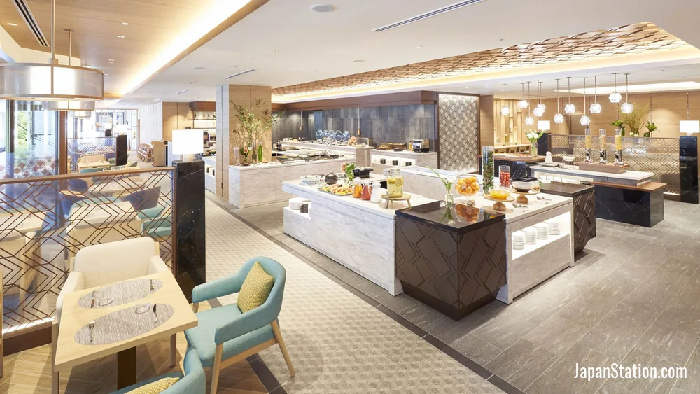 Dining area at RIHGA Royal Hotel Kokura.