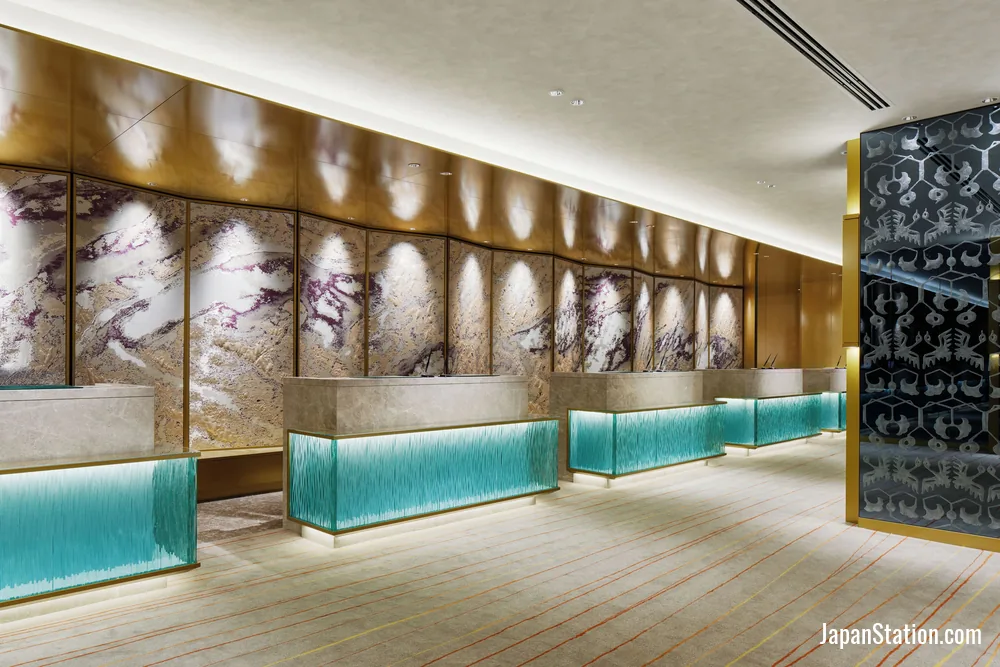 Reception area at RIHGA Royal Hotel Osaka, Vignette Collection.