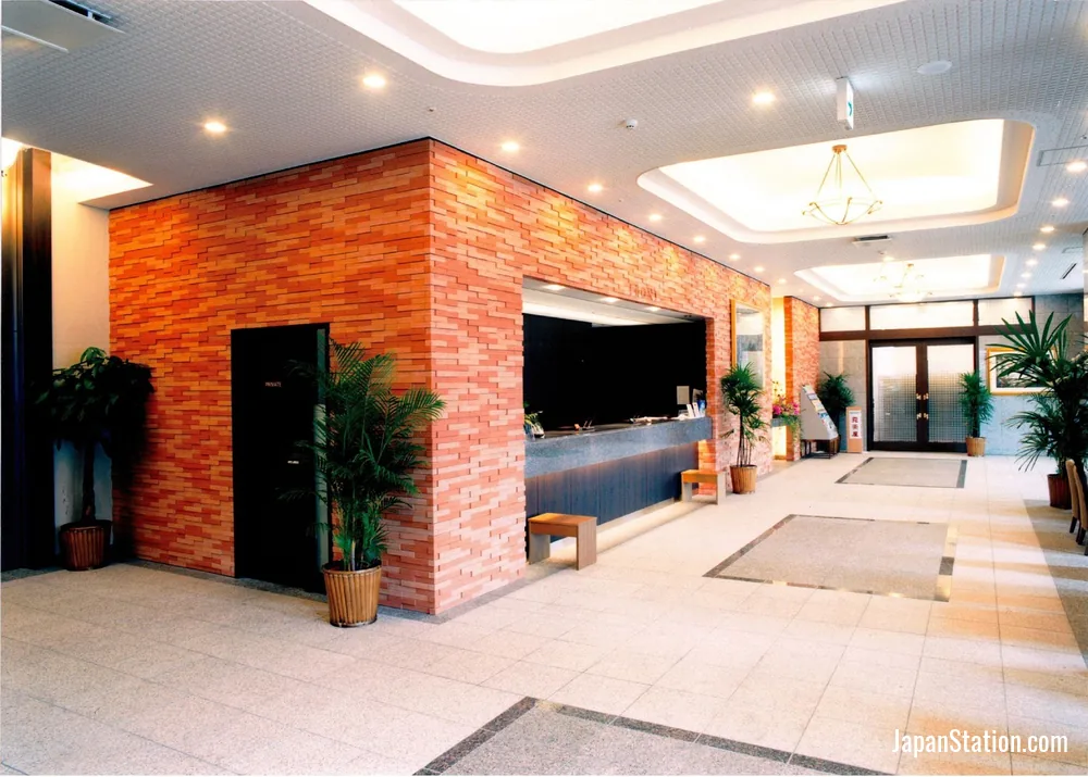 Reception area at Route-Inn Grantia Hakodate Ekimae.