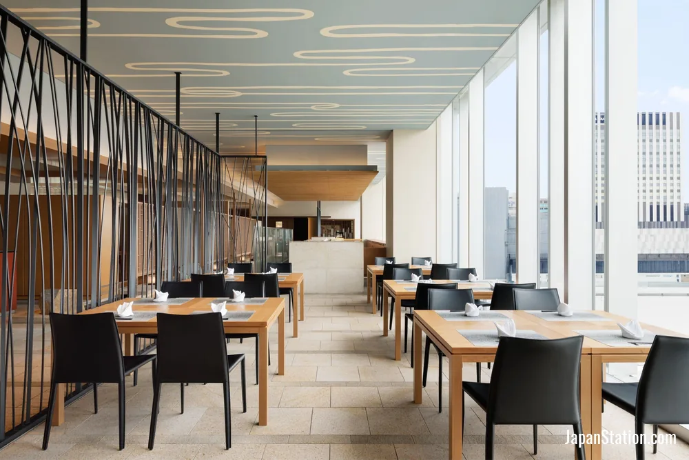 Dining area at Sheraton Grand Hiroshima Hotel.